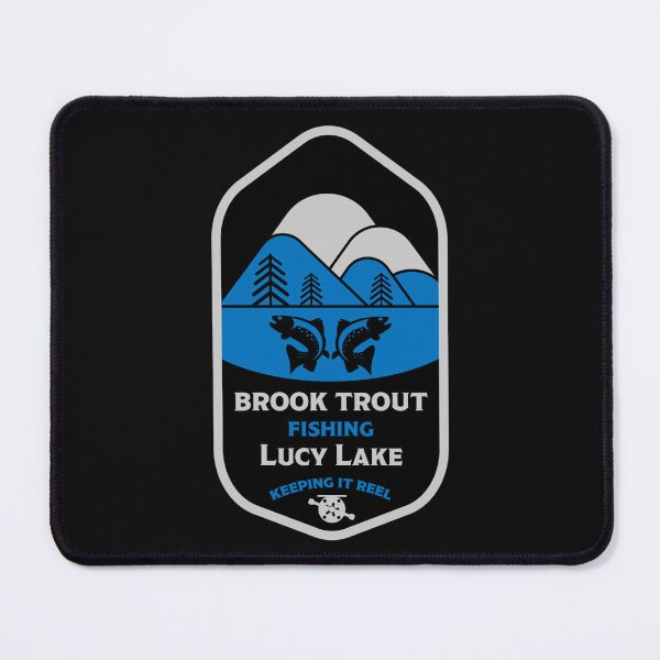 Item preview, Best Brook Trout Fishing Canada - Wild Trout Fishing - Trout Fly Fishing - Lucy Lake designed and sold by happygiftideas.