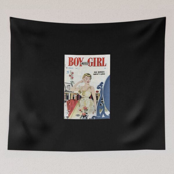 Item preview, Vintage Romance Comic Book Cover Boy Meets Girl Classic T-Shirt designed and sold by lelaalicesr.