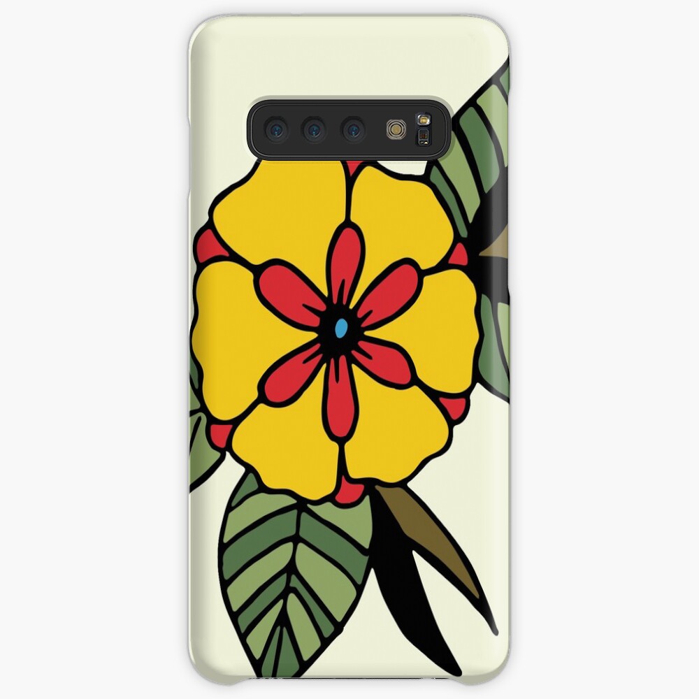 Traditional Flower Case & Skin for Samsung Galaxy