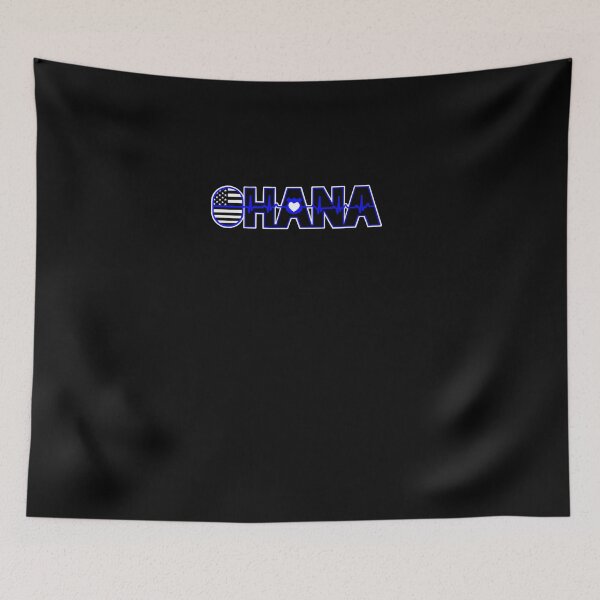 Item preview, Police Family - Thin Blue Line Ohana designed and sold by mazyuykunk.
