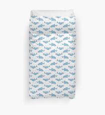Starry Whale Sharks (Light version) Duvet Cover