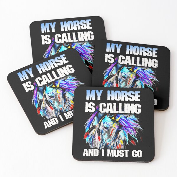 Item preview, MY HORSE IS CALLING AND I JUST GO designed and sold by Shuvra Gain.