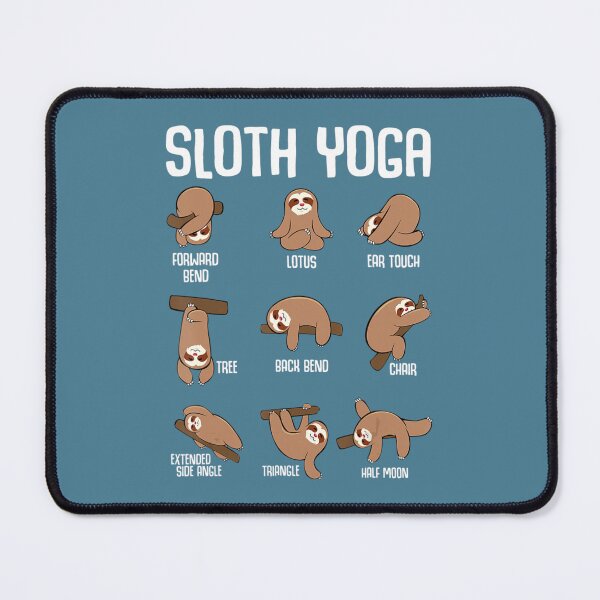 Item preview, Sloth Lazy Exercise Stretch Yoga Workout Meditation designed and sold by ZinMio.