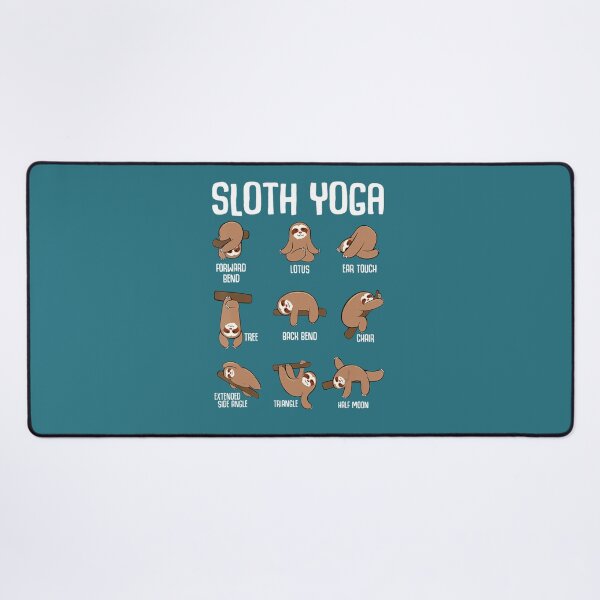 Item preview, Sloth Lazy Exercise Stretch Yoga Workout Meditation designed and sold by ZinMio.