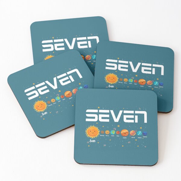Item preview, Solar System Planets Seven 7 Years Old 7Th Birthday Girl Boy designed and sold by ZinMio.