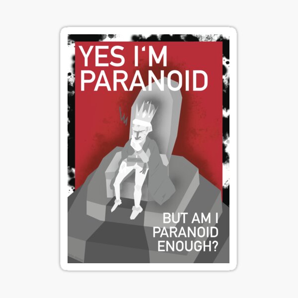 Item preview, The Paranoid King designed and sold by untermond.