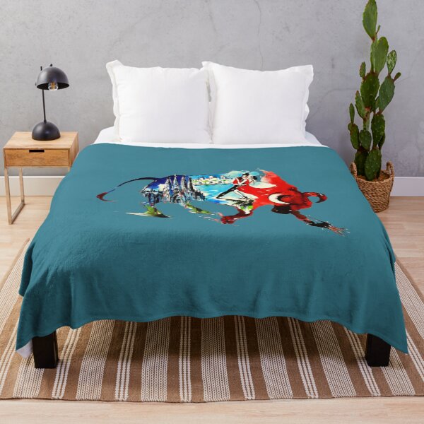 Item preview, Spain Bull Vintage Travel Love Watercolor designed and sold by ZinMio.