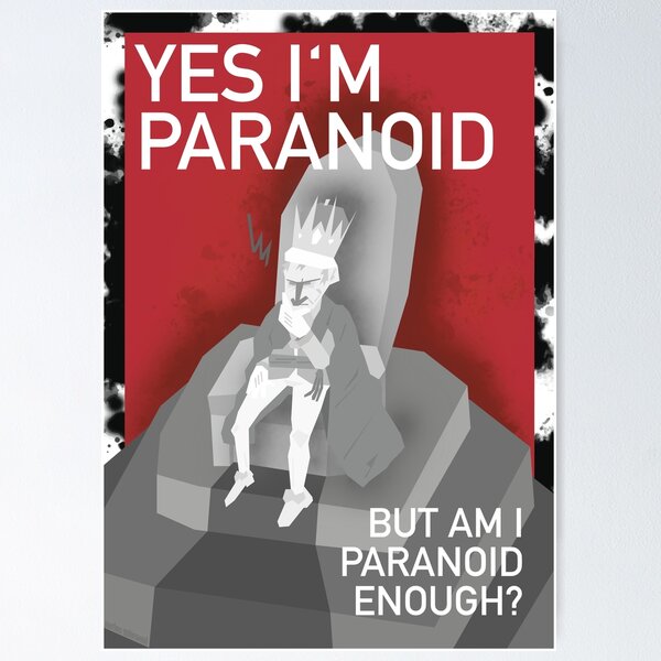 Item preview, The Paranoid King designed and sold by untermond.