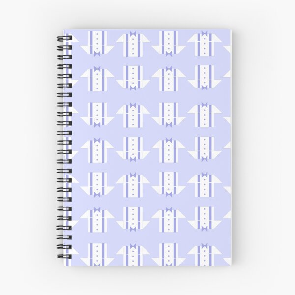 Item preview, Bow Tie and Suspenders Pattern (Periwinkle and White) designed and sold by BeJolley.