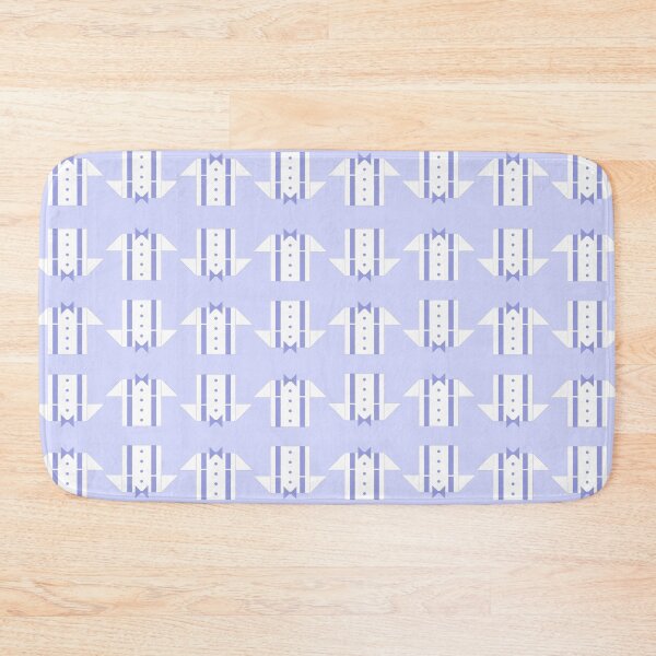 Item preview, Bow Tie and Suspenders Pattern (Periwinkle and White) designed and sold by BeJolley.