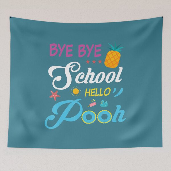 Item preview, Summer Vacation Bye Bye School Hello Pool designed and sold by ZinMio.