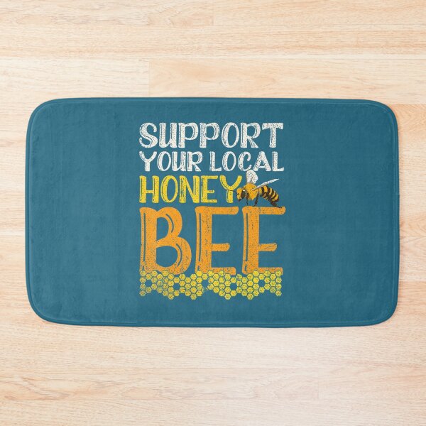 Item preview, Support Your Local Honey Bee Honeycomb Apiarist Beekeeper designed and sold by ZinMio.