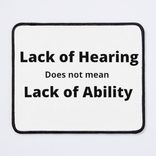 Item preview, Lack of Hearing! designed and sold by smugmugsgallery.
