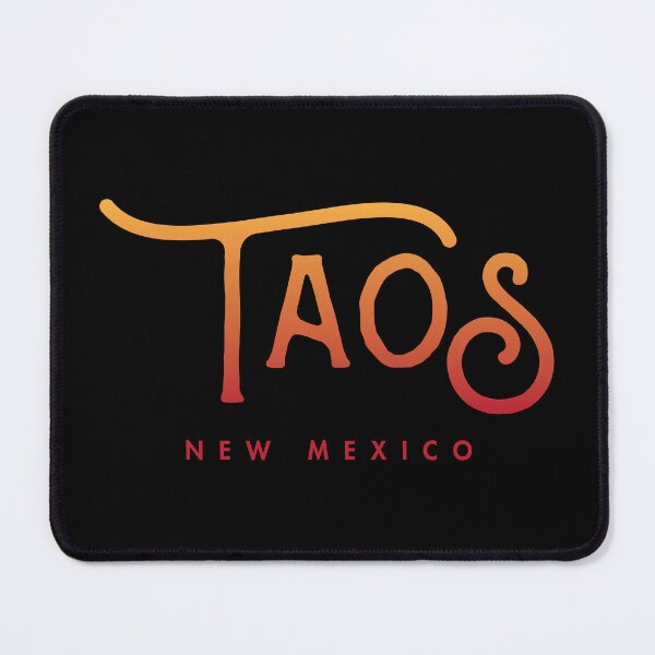 Item preview, Taos New Mexico Typographic Design designed and sold by Futurebeachbum.
