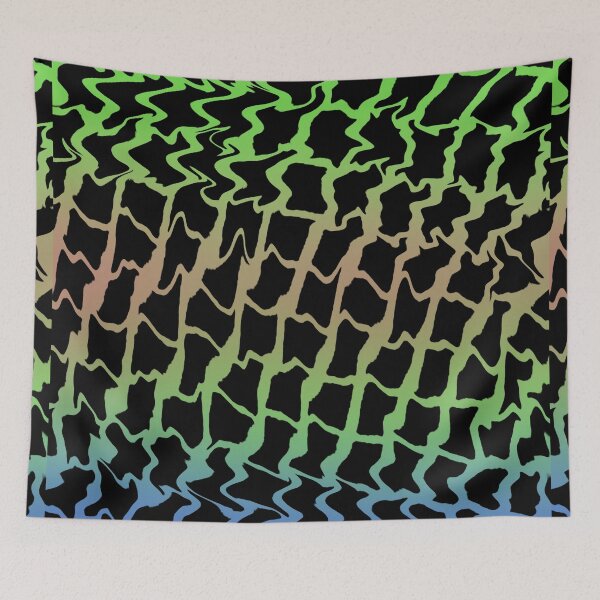 Item preview, Crazy bendy square colourful pattern  designed and sold by TipTopTapo.