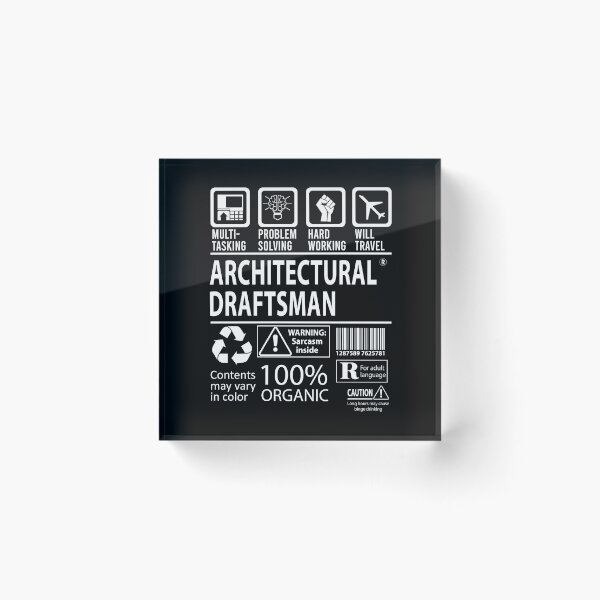 Item preview, Architectural Draftsman T Shirt - Multitasking Job Gift Item Tee designed and sold by watkinsmat.