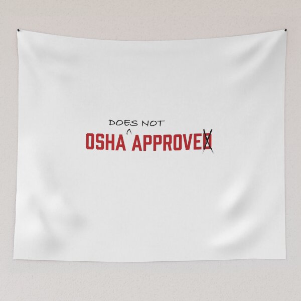 Item preview, OSHA does not approve designed and sold by RossDillon.
