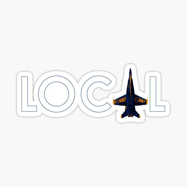 Item preview, Pensacola Local - Blue Angel (White Letters) designed and sold by salty-lime.