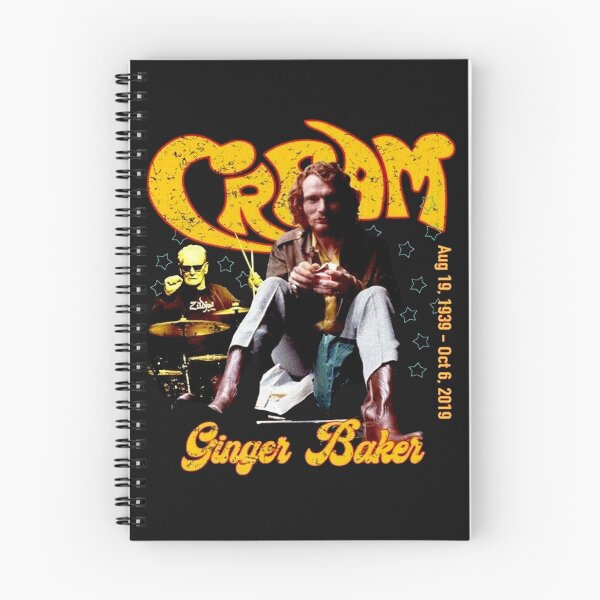 Item preview, Ginger Baker , Cream Mens Retro Vintage Rock Music Tee designed and sold by anitapay0ca.