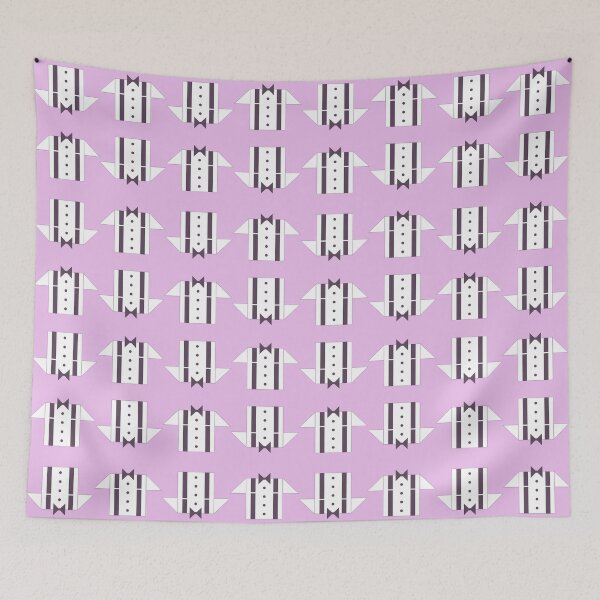 Item preview, Bow Tie and Suspenders Print (Pink) designed and sold by BeJolley.