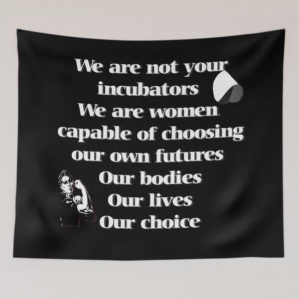 Item preview, Pro Choice Roe V Wade 1973 Women's Rights Our Bodies Our Choice designed and sold by CheekyPuppy.