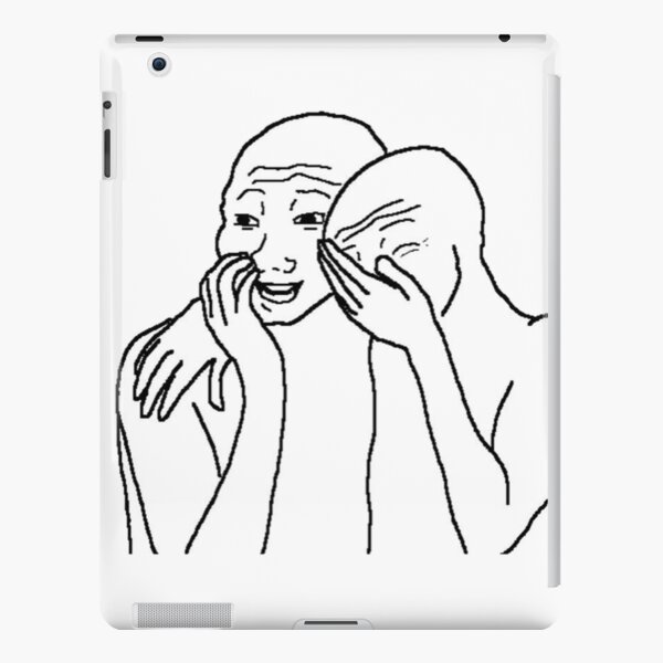 Doomer Wojak | Funny Meme | iPad Case & Skin