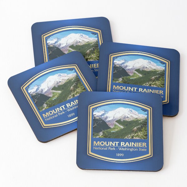 Item preview, Mount Rainier National Park (PF) designed and sold by curranmorgan.