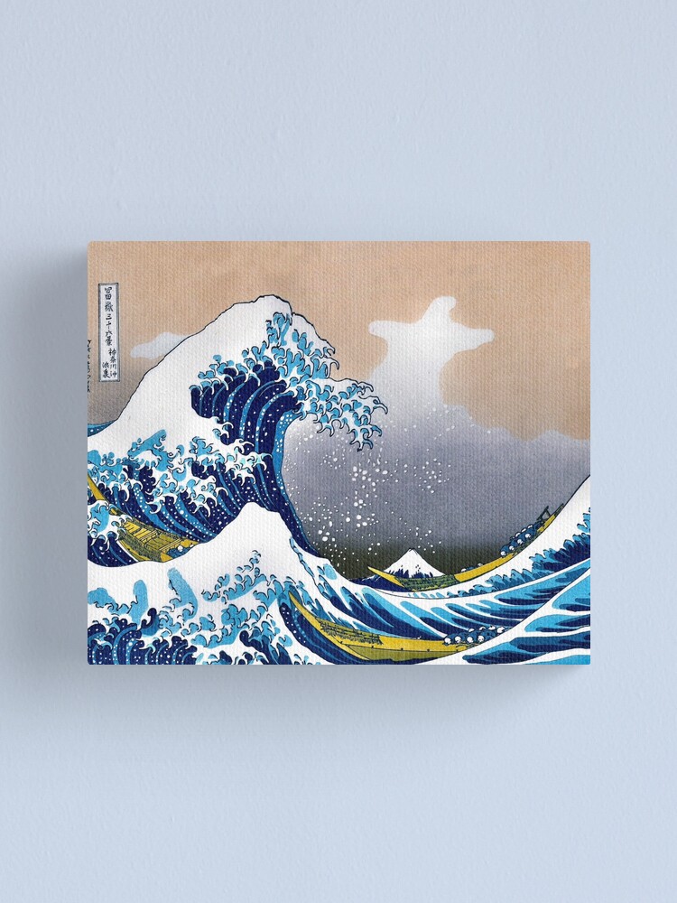 Hokusai wave tapestry sale