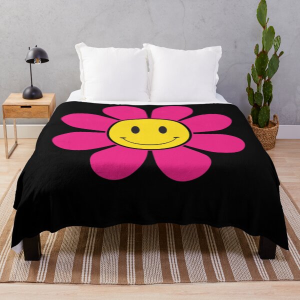 Item preview, 70&x27;s Retro funky flower with a smiley face Classic  designed and sold by delphauhligr.
