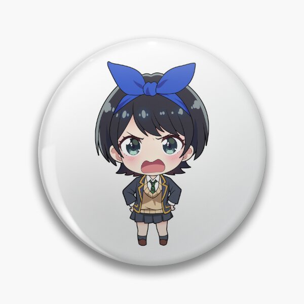 Item preview, Rent A Girlfriend Ruka Sarashina Chibi designed and sold by ChibiCheems.