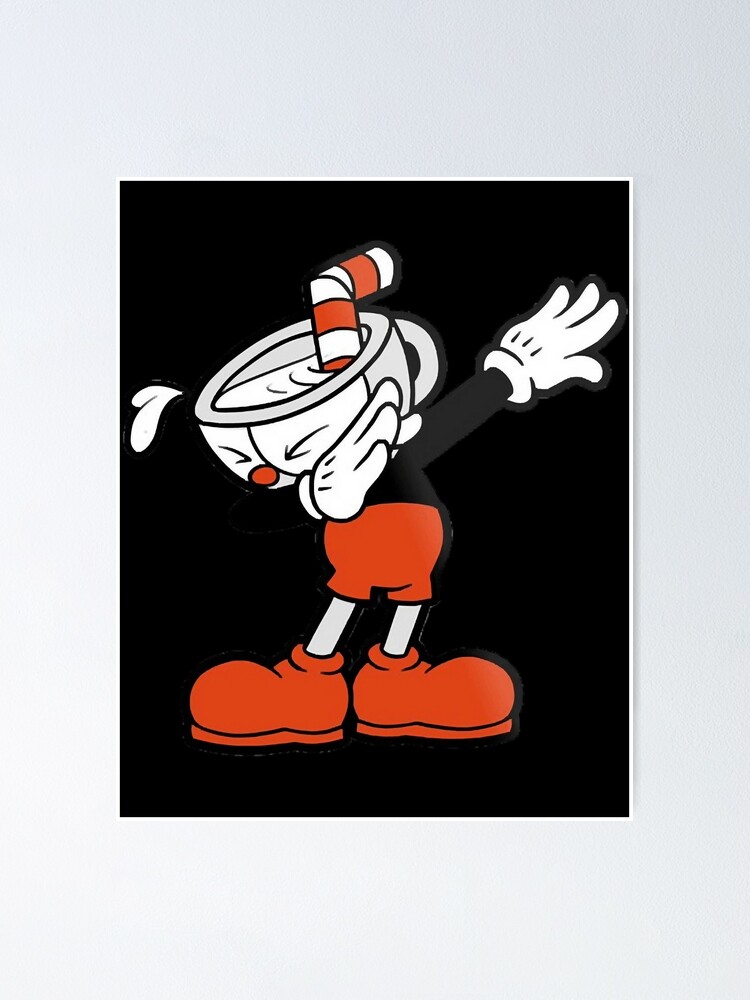 Cuphead Dab Sticker | Painting gift, Stickers stickers, Stickers