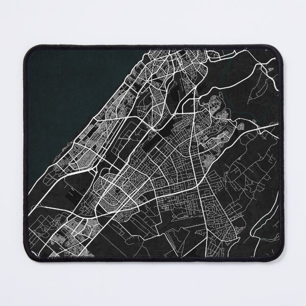 Item preview, Rabat City Map of Morocco - Dark designed and sold by deMAP.