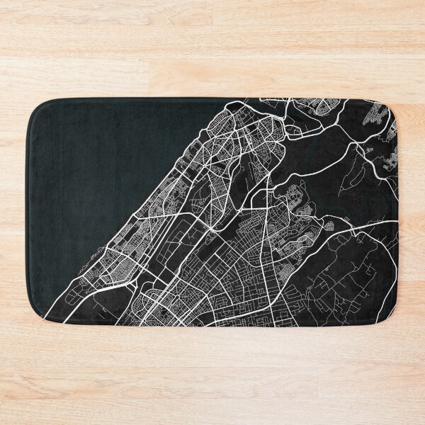Item preview, Rabat City Map of Morocco - Dark designed and sold by deMAP.
