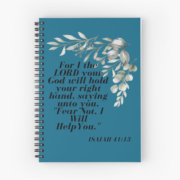 Item preview, Bible verses-  Isaiah 41:13 KJV designed and sold by Delightful Divine Design.