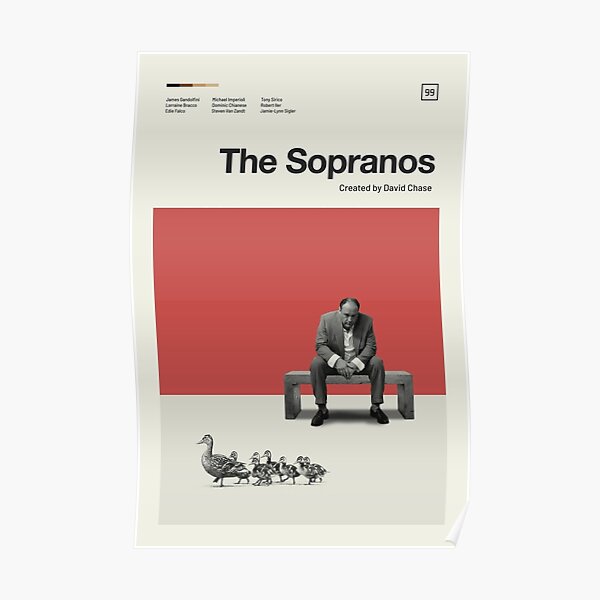 "The Sopranos" Poster For Sale By Ewohnembong | Redbubble