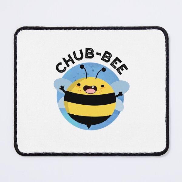 Item preview, Chub-bee Chubby Funny Bee Puns designed and sold by punnybone.
