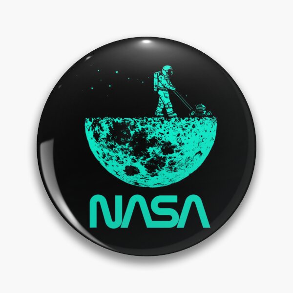 Item preview, Nasa Astronaut Mowing Machine Moon Worm designed and sold by papabobo.