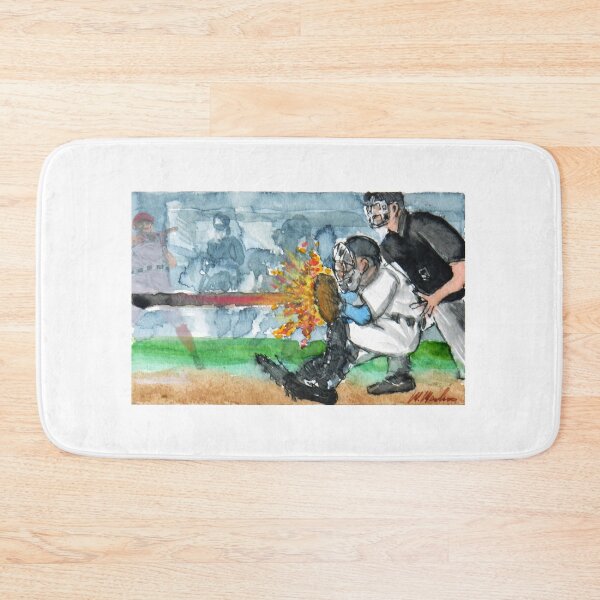 Item preview, Baseball Catcher Catching a Fireball designed and sold by CoolStuff1138.