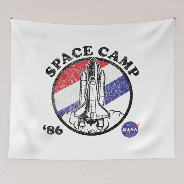 Artikelvorschau, Nasa Space Camp Rot, Weiß und Blau '86-Abzeichen entworfen und verkauft von papabobo.