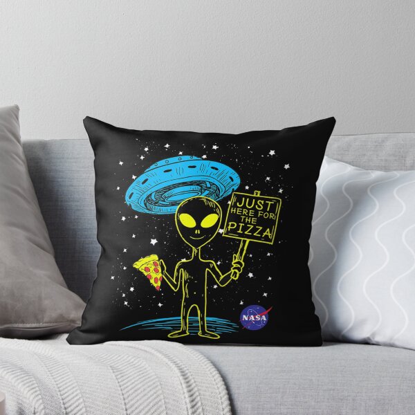 Item preview, Nasa Ufo Alien Just Here For The Pizza designed and sold by papabobo.