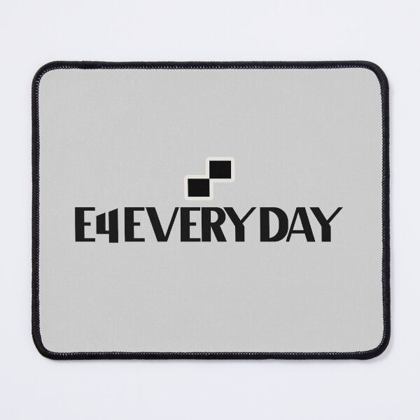 Item preview, E4 Everyday - Bold text, chess squares designed and sold by Chubuter.