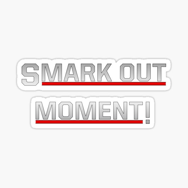 Smark Out Moment Logo (squared design) Sticker