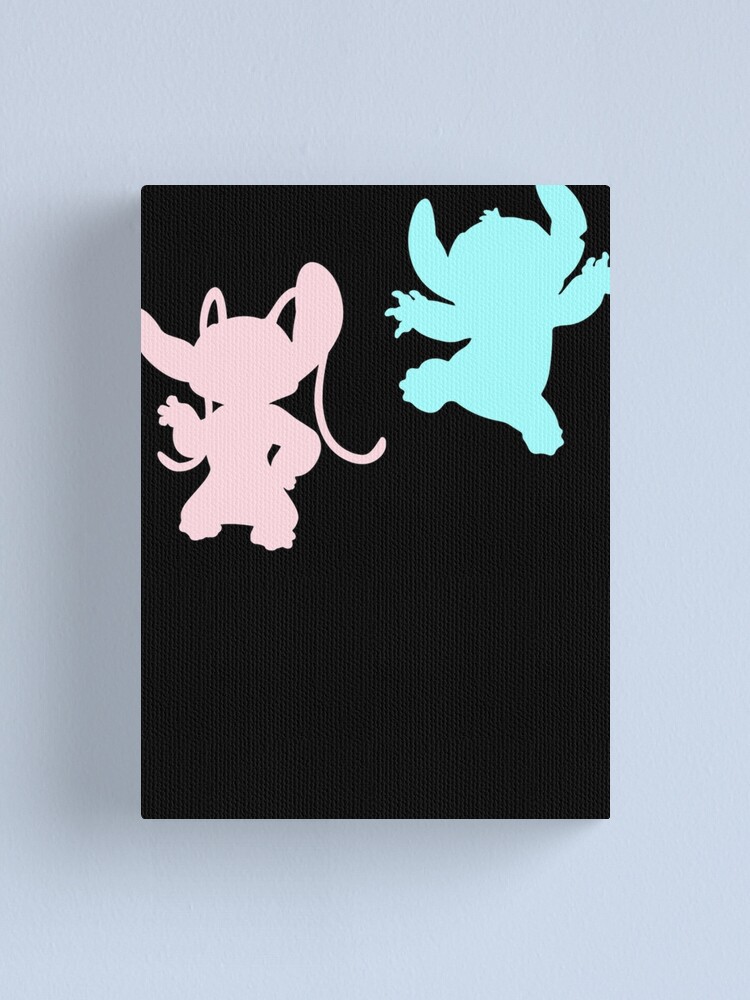 Stitch ( Pink and Blue Version ) | Canvas Print