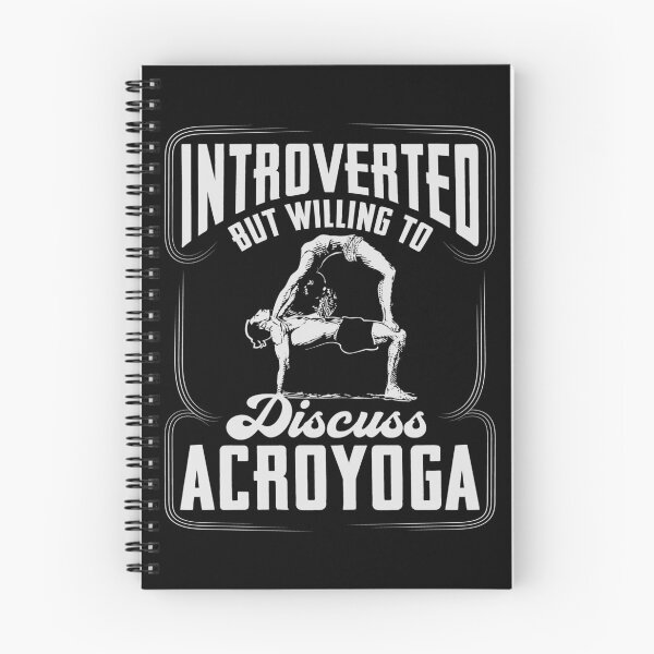 Item preview, Introverted But Willing To Discuss Acroyoga designed and sold by Digital Story Time.