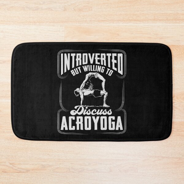Item preview, Introverted But Willing To Discuss Acroyoga designed and sold by Digital Story Time.