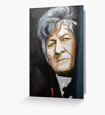 The Third Doctor Greeting Card