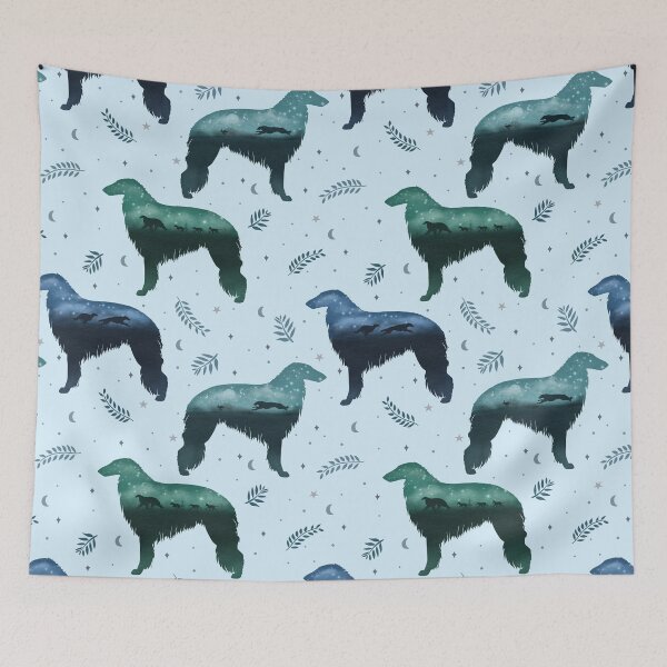 Item preview, Starlit Borzoi designed and sold by Spinyflowerart.
