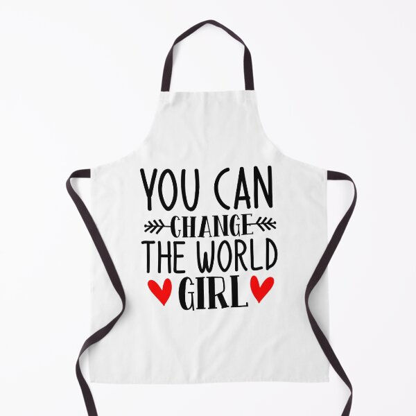 Item preview, You Can Change The World Girl Positive Saying Black Typography designed and sold by MindfulMeta.