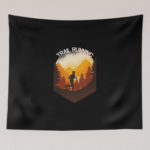 Item preview, Trail Running And Mountain Running Ultra Trail Runner Sticker designed and sold by gloria1os.