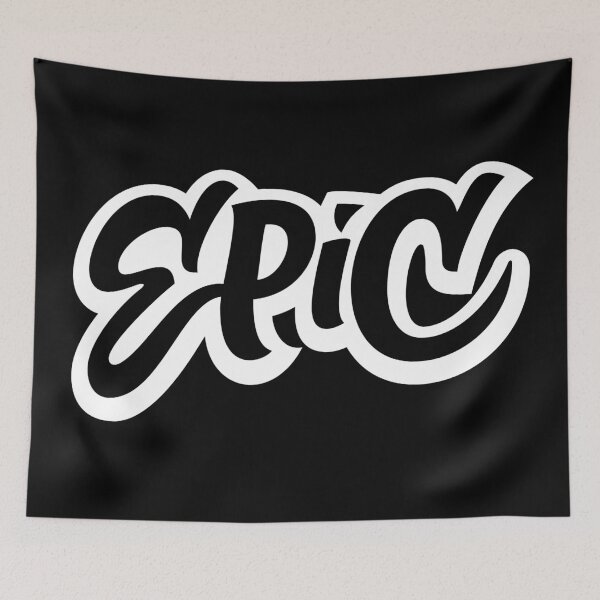 Item preview, EPIC Lettering - Graffiti Style on Black designed and sold by 26-Characters.